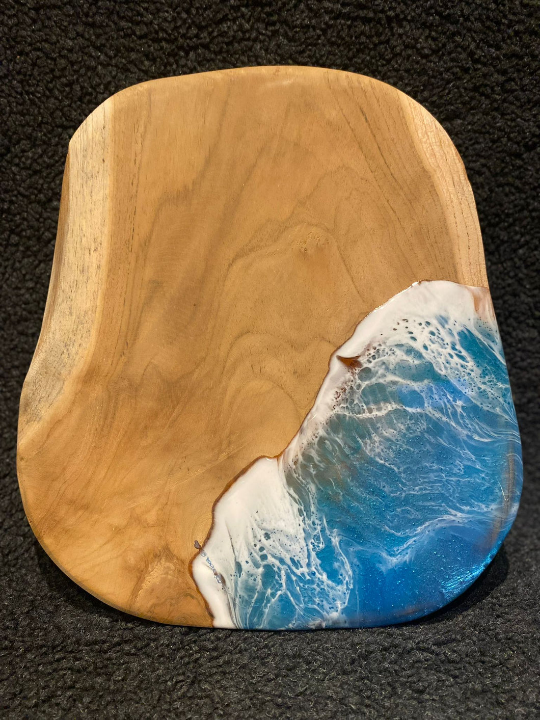 Grote Teakhouten Borrelplank - Oceaan Design